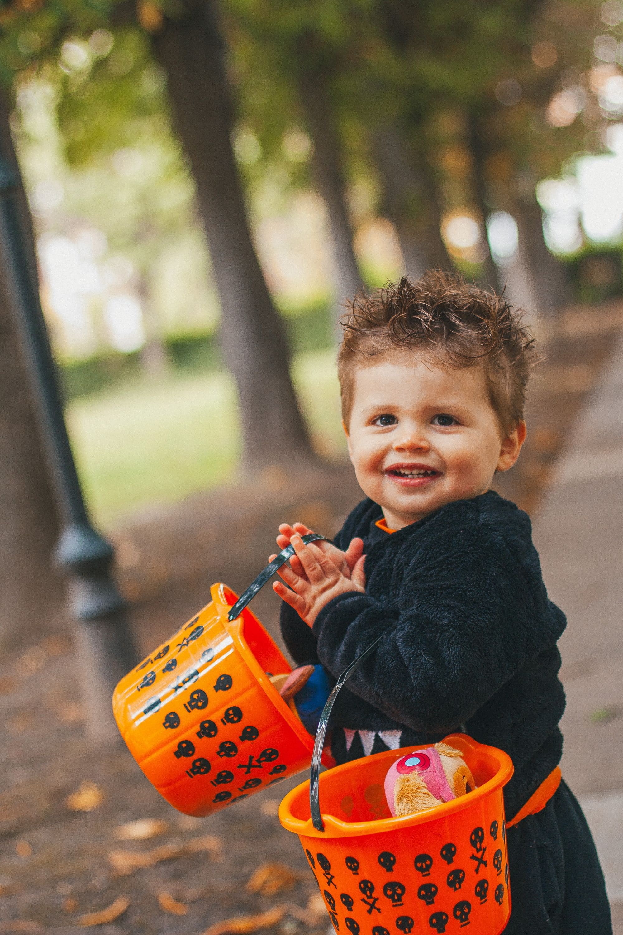 Fun Halloween family photoshoot in London